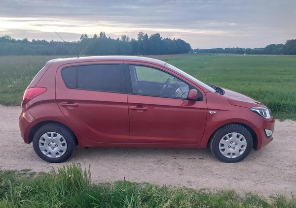 Hyundai i20 cena 20900 przebieg: 212650, rok produkcji 2012 z Dobrzyca małe 277